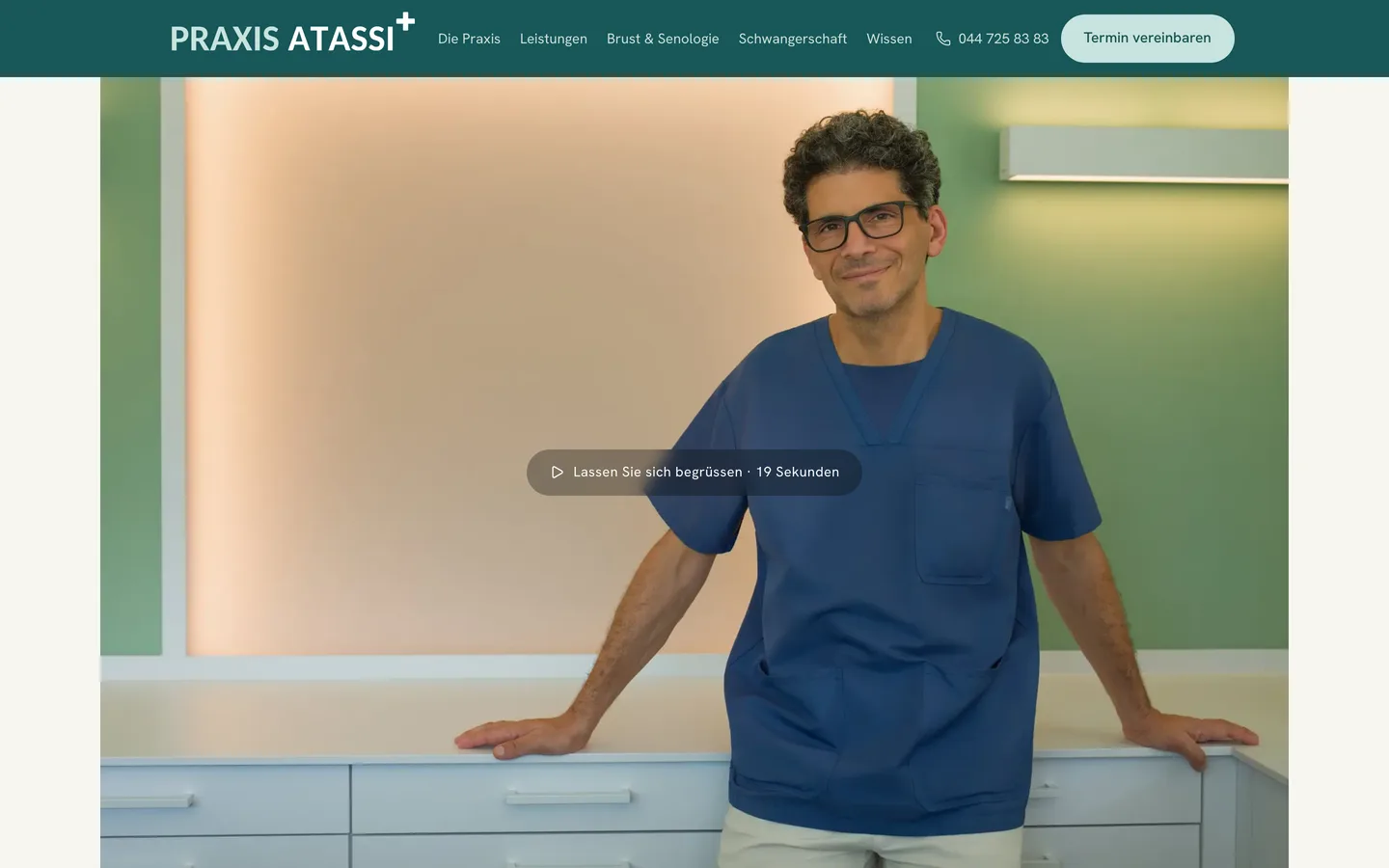 La web de Praxis Atassi, diseñada por Aperture